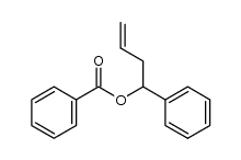 1-phenyl-3-butenyl benzoate Structure