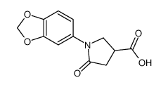 3-Pyrrolidinecarboxylic acid, 1-(1,3-benzodioxol-5-yl)-5-oxo-图片