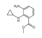 methyl 3-amino-2-(cyclopropylamino)benzoate Structure