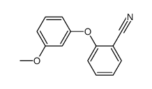 2-(3-methoxyphenoxy)benzonitrile结构式