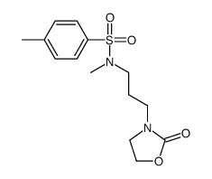 N,4-dimethyl-N-[3-(2-oxo-1,3-oxazolidin-3-yl)propyl]benzenesulfonamide Structure