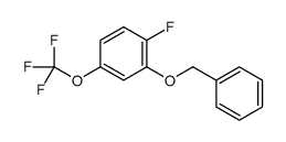 2-(Benzyloxy)-1-fluoro-4-(trifluoromethoxy)benzene Structure