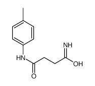 N'-(4-methylphenyl)butanediamide Structure