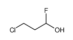 3-chloro-1-fluoropropan-1-ol Structure