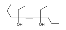 4,7-diethyldec-5-yne-4,7-diol Structure