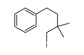 (4-iodo-3,3-dimethylbutyl)benzene Structure