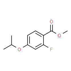 2-Fluoro-4-isopropoxybenzoic acid methyl ester structure