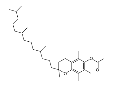 dextro,laevo-alpha-vitamin E acetate Structure
