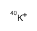 potassium-40(1+)结构式