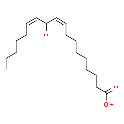 11-hydroxy-9,12-octadecadienoic acid结构式