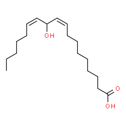 11-hydroxy-9,12-octadecadienoic acid structure