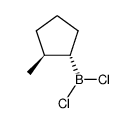 Borane, dichloro(2-methylcyclopentyl)-, (1S-trans)- (9CI) Structure