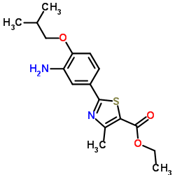 ethyl 2-[3-amino-4-(2-methylpropoxy)phenyl]-4-methyl-1,3-thiazole-5-carboxylate picture