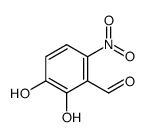 2,3-dihydroxy-6-nitrobenzaldehyde Structure