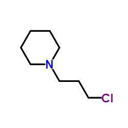 1-(3-chloropropyl)piperidine structure