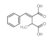 Butanedioic acid,2-methyl-3-(phenylmethylene)- structure