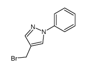 4-(bromomethyl)-1-phenyl-1H-pyrazole Structure