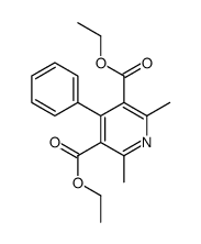 Diethyl 2,6-dimethyl-4-phenyl-3,5-pyridinedicarboxylate structure
