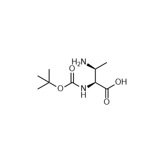 (2S,3S)-3-Amino-2-((tert-butoxycarbonyl)amino)butanoic acid picture