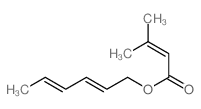 2-Butenoic acid,3-methyl-, 2,4-hexadien-1-yl ester picture