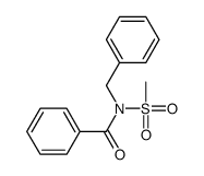 N-benzyl-N-methylsulfonylbenzamide Structure