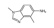 1H-Benzimidazol-5-amine,1,4-dimethyl-(9CI)结构式