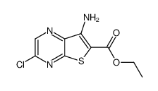 Ethyl 7-amino-3-chlorothieno[2,3-b]pyrazine-6-carboxylate Structure