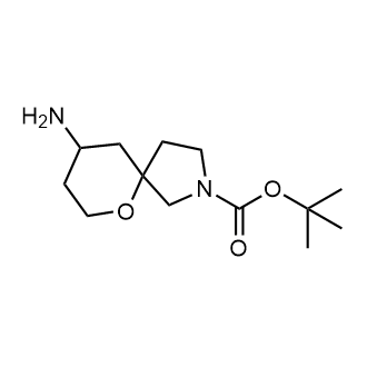 Tert-butyl 9-amino-6-oxa-2-azaspiro[4.5]Decane-2-carboxylate Structure