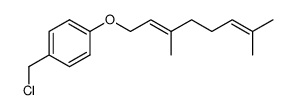 4-geranyloxybenzyl chloride结构式