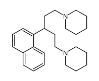 1,1'-[3-(1-Naphtyl)pentane-1,5-diyl]dipiperidine Structure