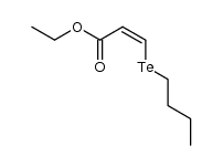 ethyl (2Z)-3-(butyltellanyl)acrylate结构式