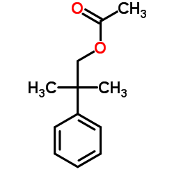 2-Methyl-2-phenylpropyl acetate Structure