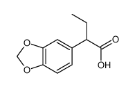 2-Benzo[1,3]dioxol-5-yl-butyric acid Structure