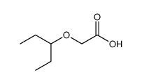 2-(pentan-3-yloxy)acetic acid结构式