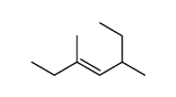 3,5-dimethyl-3-heptene Structure