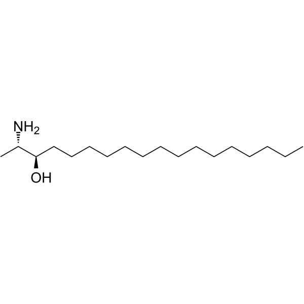 1-脱氧鞘氨醇(m18：0)结构式