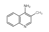3-甲基-4-氨基喹啉结构式