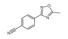 4-(5-methyl-1,2,4-oxadiazol-3-yl)benzonitrile Structure