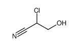 2-chloro-3-hydroxypropanenitrile Structure