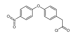 2-[4-(4-nitrophenoxy)phenyl]acetyl chloride结构式