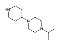 1-piperidin-4-yl-4-propan-2-ylpiperazine结构式