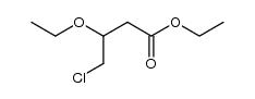 3-ethoxy-4-chloro-butyric acid ethyl ester结构式