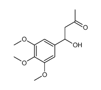 4-hydroxy-4-(3,4,5-trimethoxyphenyl)butan-2-one结构式