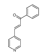 (E)-1-phenyl-3-(pyridin-4-yl)prop-2-en-1-one结构式