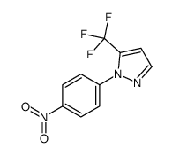 1-(4-NITROPHENYL)-5-(TRIFLUOROMETHYL)-1H-PYRAZOLE结构式
