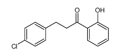 1-PROPANONE, 3-(4-CHLOROPHENYL)-1-(2-HYDROXYPHENYL)- Structure