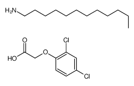 dodecylammonium (o,p-dichlorophenoxy)acetate结构式