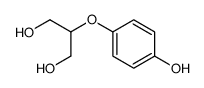 3-(p-Hydroxyphenoxy)-1,2-propanediol structure