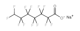 sodium,2,2,3,3,4,4,5,5,6,6,7,7-dodecafluoroheptanoate structure