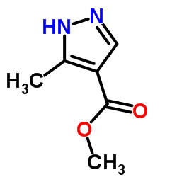 3-甲基-1H-吡唑-4-甲酸乙酯结构式